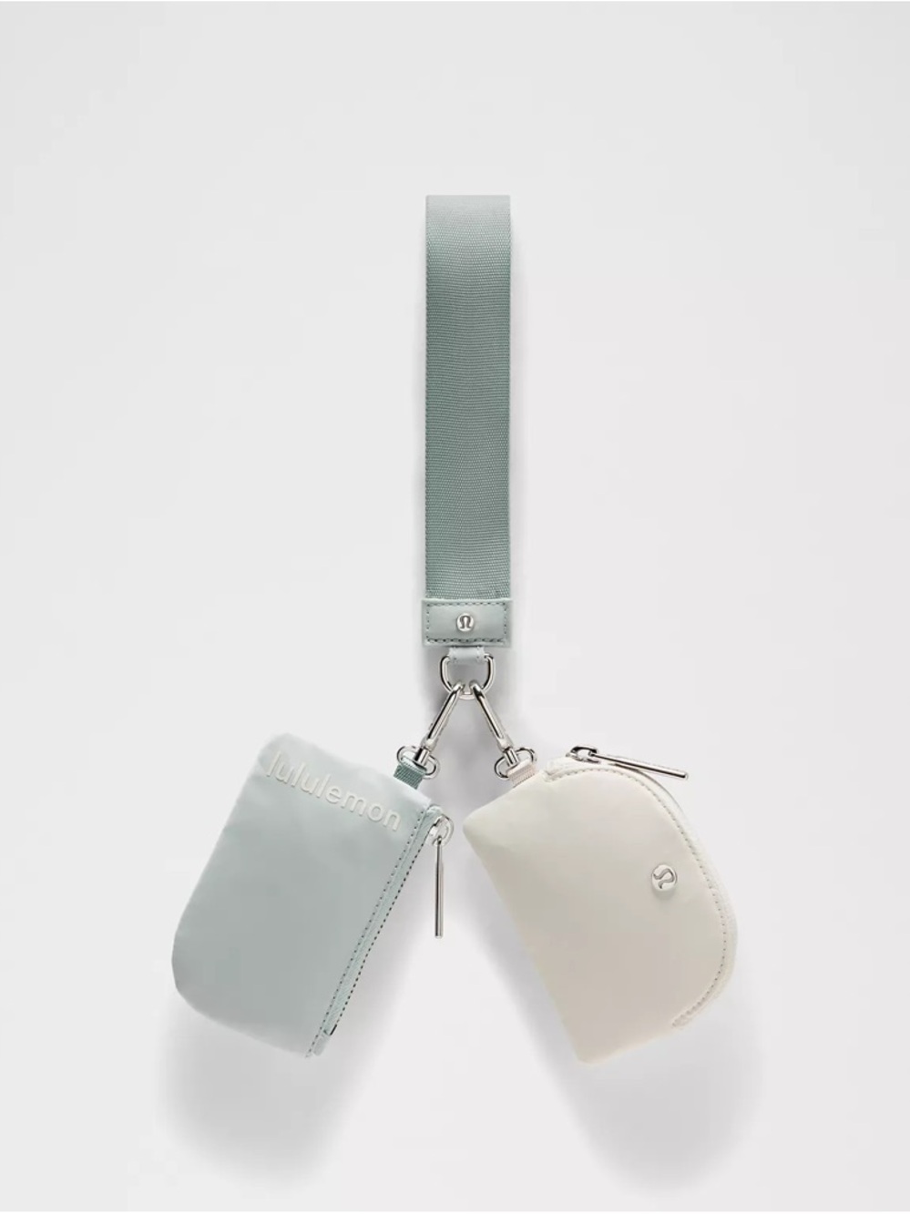 lululemon athletica Double Pouch Strap in Sage and Cream